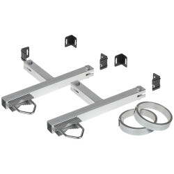 Obejma kominowa do masztu antenowego wzmocniona taśma 2x5m dystans 13cm stal ocynkowana